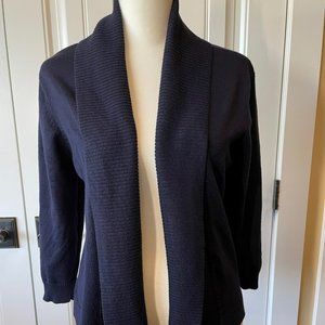 Navy Cardigan, Size M, Classic Style